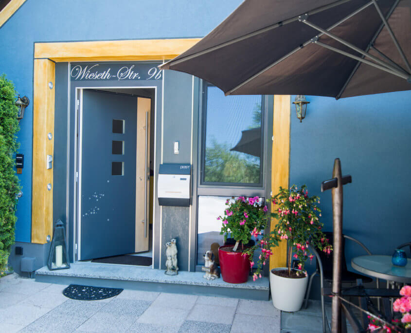 Eingang Kaiser's Plateau Wohnung Ferienwohnungen Herrieden