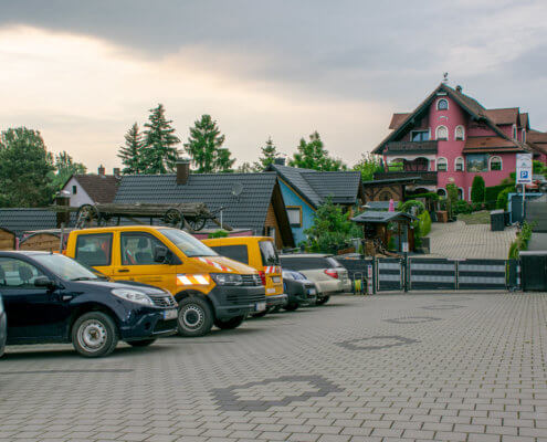 Parkplatz – Willkommen auf dem Ferienhof Kaiser!